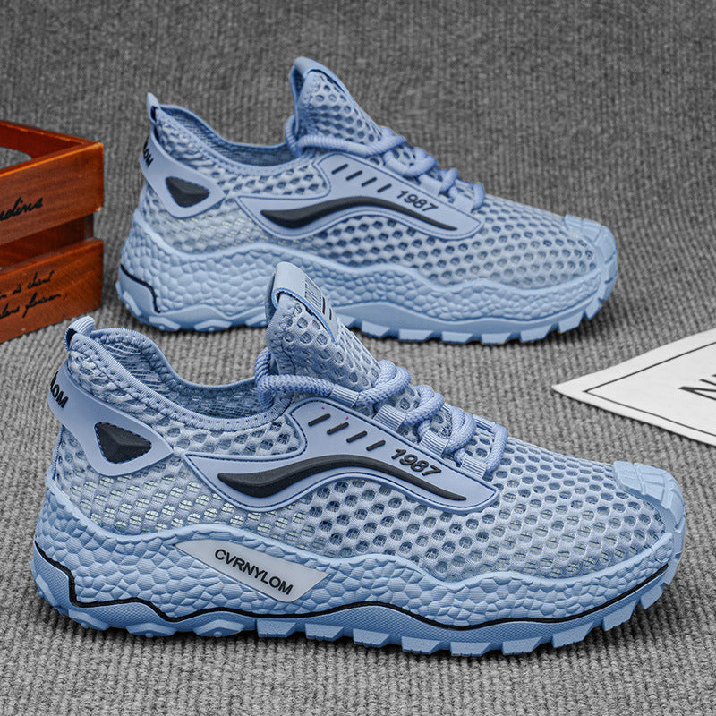 Damen Atmungsaktive Lauf-Sneaker mit rutschfester Sohle und flexibler Dämpfung EB