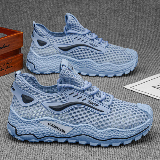Damen Sportliche Mesh-Laufschuhe mit rutschfester Sohle EB