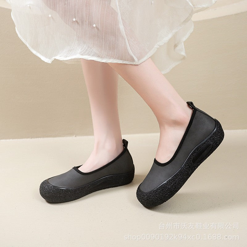 Damen Sportliche Slip-On Schuhe mit rutschfester Sohle EB