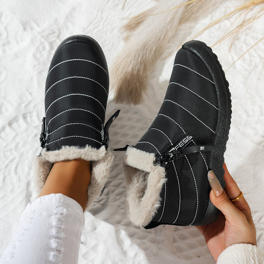 Damen Komfortable Winterboots mit kuscheligem Innenfutter EB