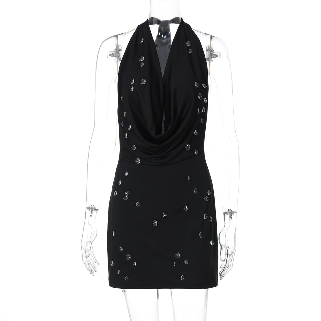 Damen Raffiniertes Minikleid mit verführerischem Dekolleté EB