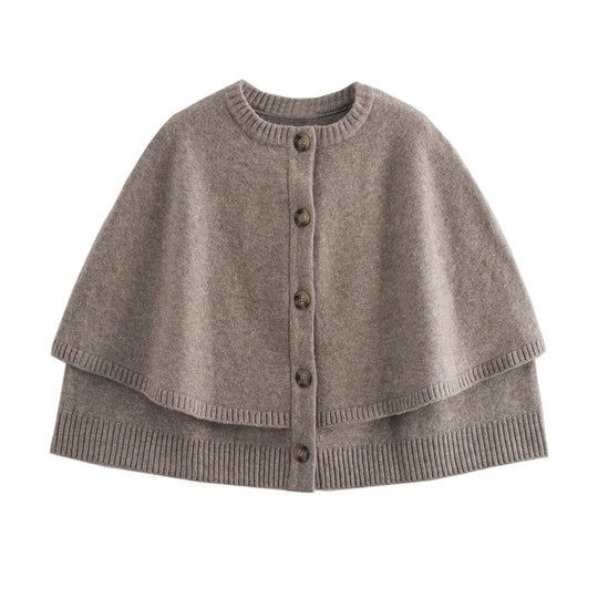 Damen Wolle Umhangjacke EB