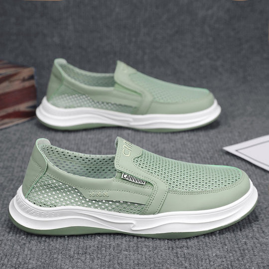 Damen Atmungsaktive Slip-On Sneakers im modernen Design mit rutschfester Sohle EB