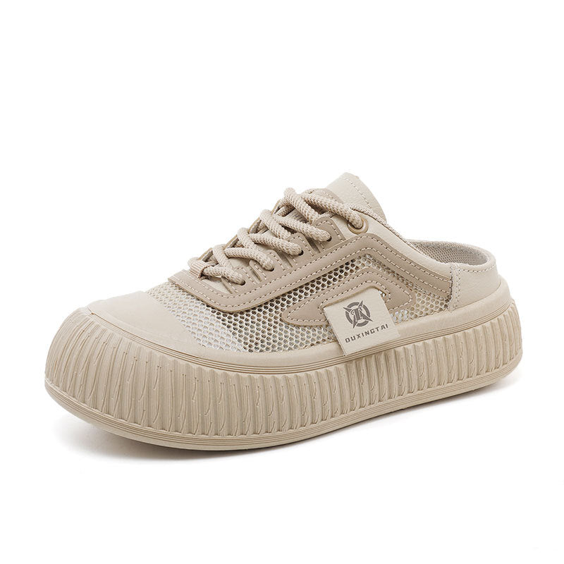 Damen lässige Sneaker mit atmungsaktiver Mesh-Oberfläche und rutschfester Gummisohle EB