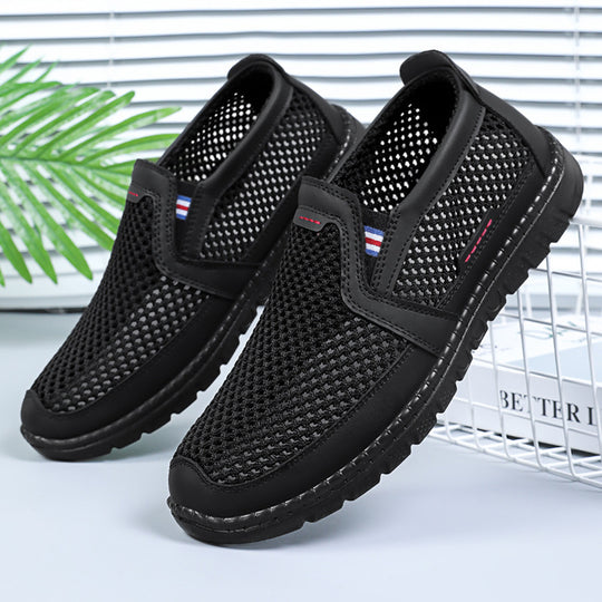 Damen Bequeme Slip-On Schuhe mit atmungsaktivem Obermaterial EB