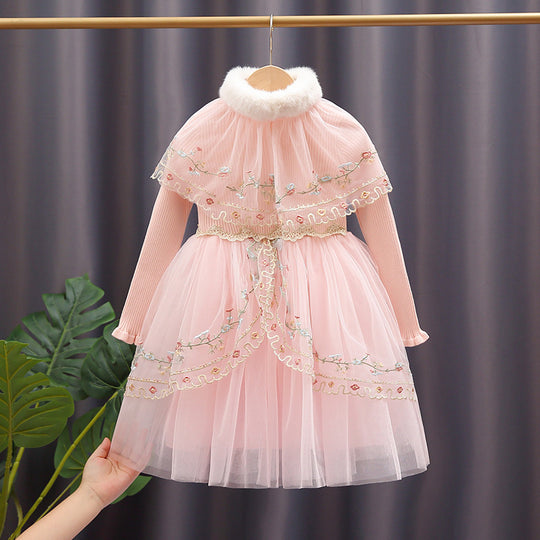 Damen Spitzenbesetztes Festkleid EB