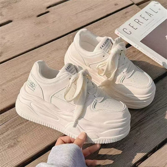 Damen Sportliche Chunky Sneakers mit dämpfender Sohle und atmungsaktivem Obermaterial EB