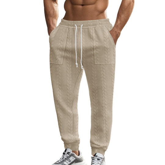 Herren Bequeme Trainingshose mit seitlichen Taschen und regulierbarem Kordelzug EB