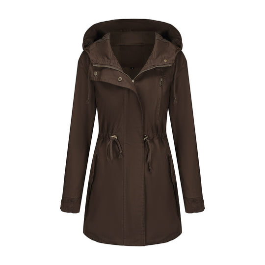 Damen Funktionsjacke mit verstellbarem Bund und Reißverschluss EB