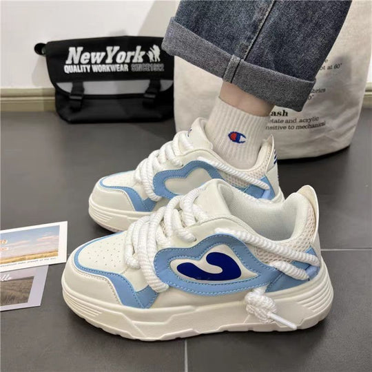 Damen modische Sneakers mit verspieltem Design und weicher Dämpfung EB