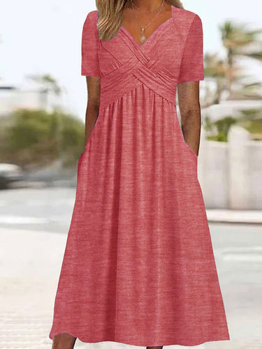 EB | Crossover Midikleid