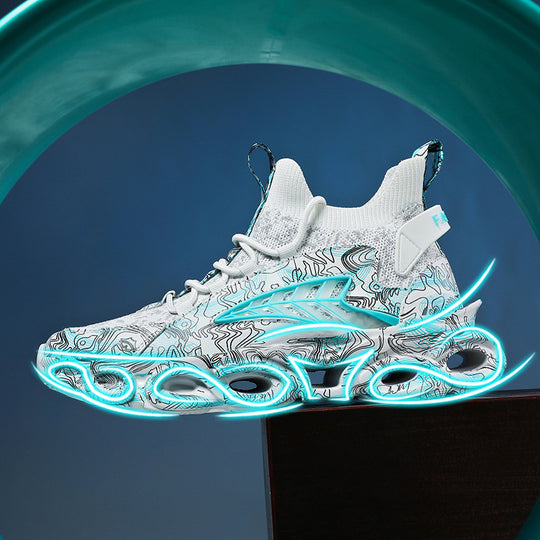 Damen Sportliche Laufsneaker mit innovativer Dämpfungstechnologie und elastischem Obermaterial EB