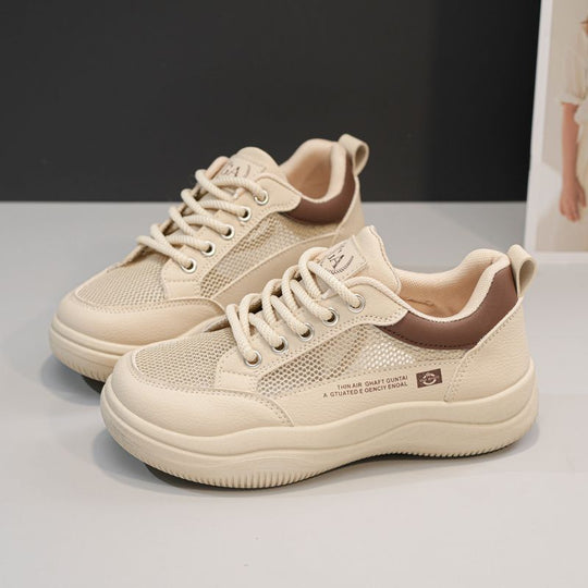 Damen Sportliche Sneakers mit atmungsaktiver Mesh-Oberfläche und bequemer Dämpfung EB