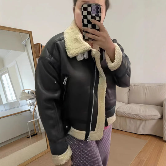 Damen robuste und stylische jacke mit Innenfutter EB