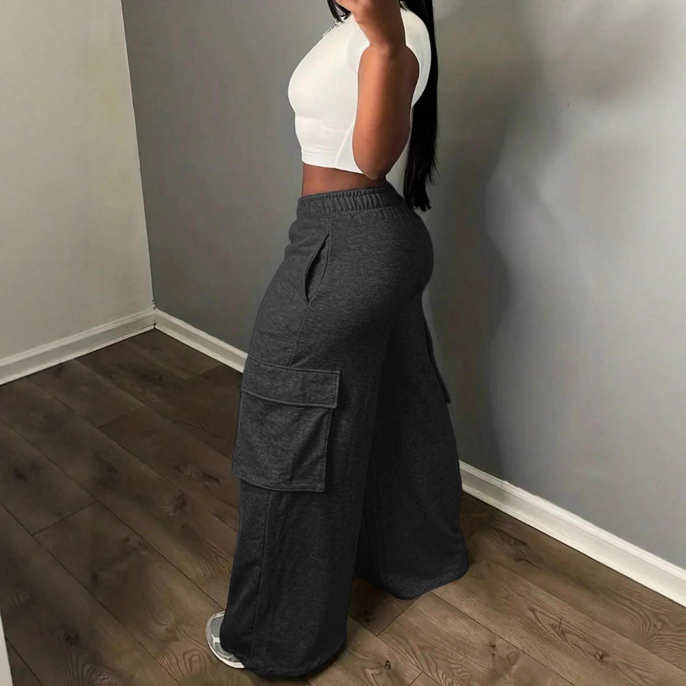 Damen Cargo-Hosen im Palazzo-Stil EB