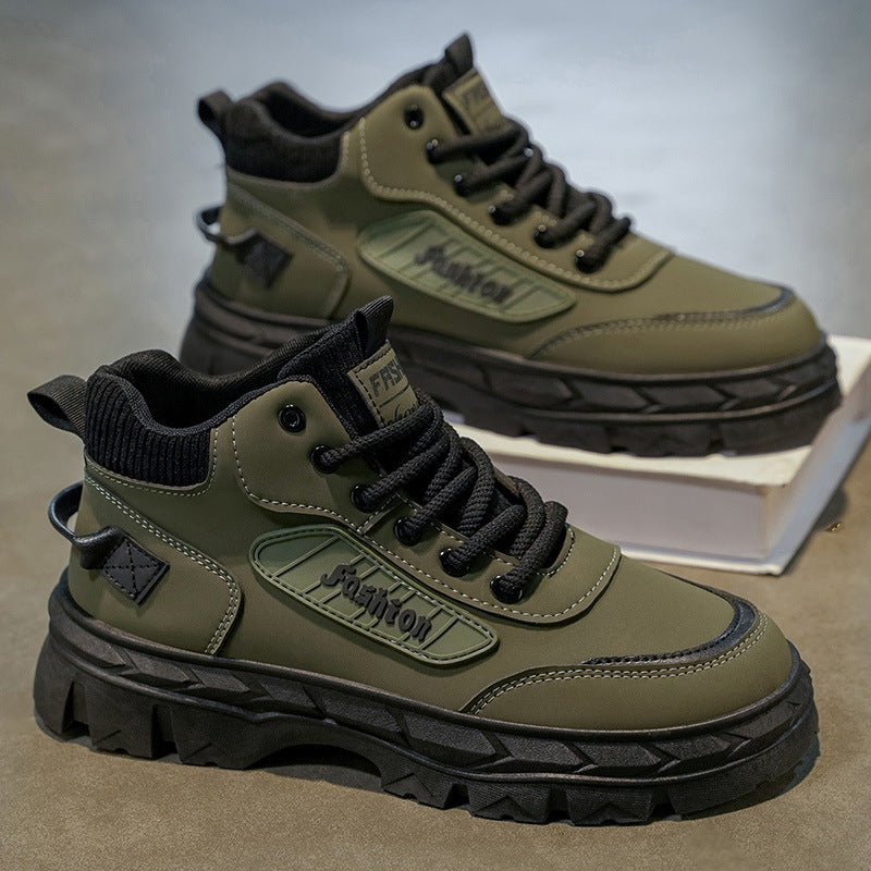 Herren High-Top Sneakers mit robustem Profil und rutschfester Sohle EB