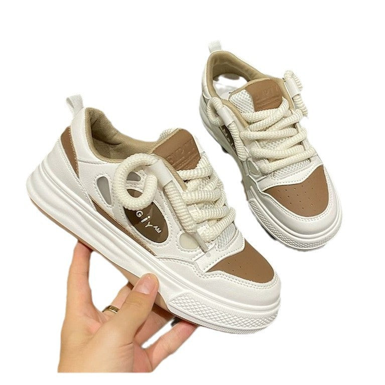 Damen trendige Sneaker mit auffälligem Design und bequemer Dämpfung EB