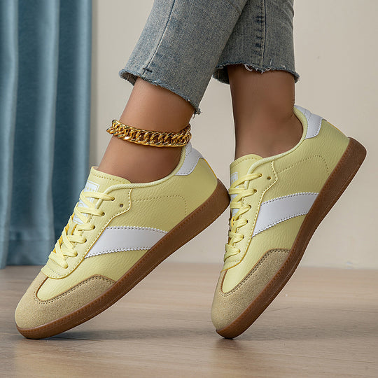 Damen Sportliche Sneakers mit strapazierfähigem Obermaterial und rutschfester Laufsohle EB