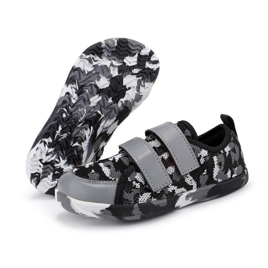 Damen Sportliche Klett-Sneaker mit atmungsaktivem Mesh und rutschfester Sohle EB