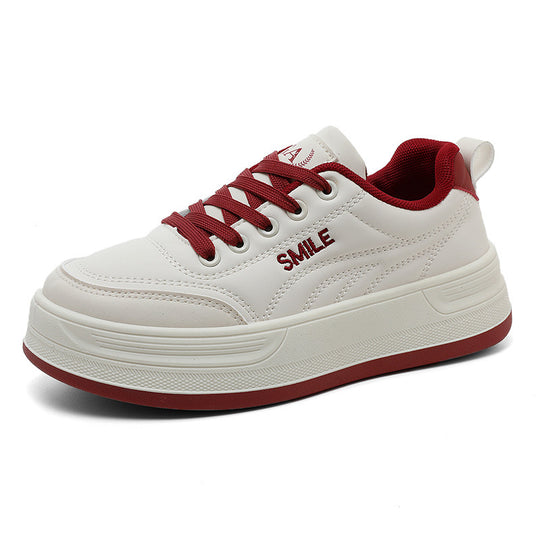 Damen modische Sneakers mit gepolsterter Sohle und atmungsaktiver Obermaterialstruktur EB
