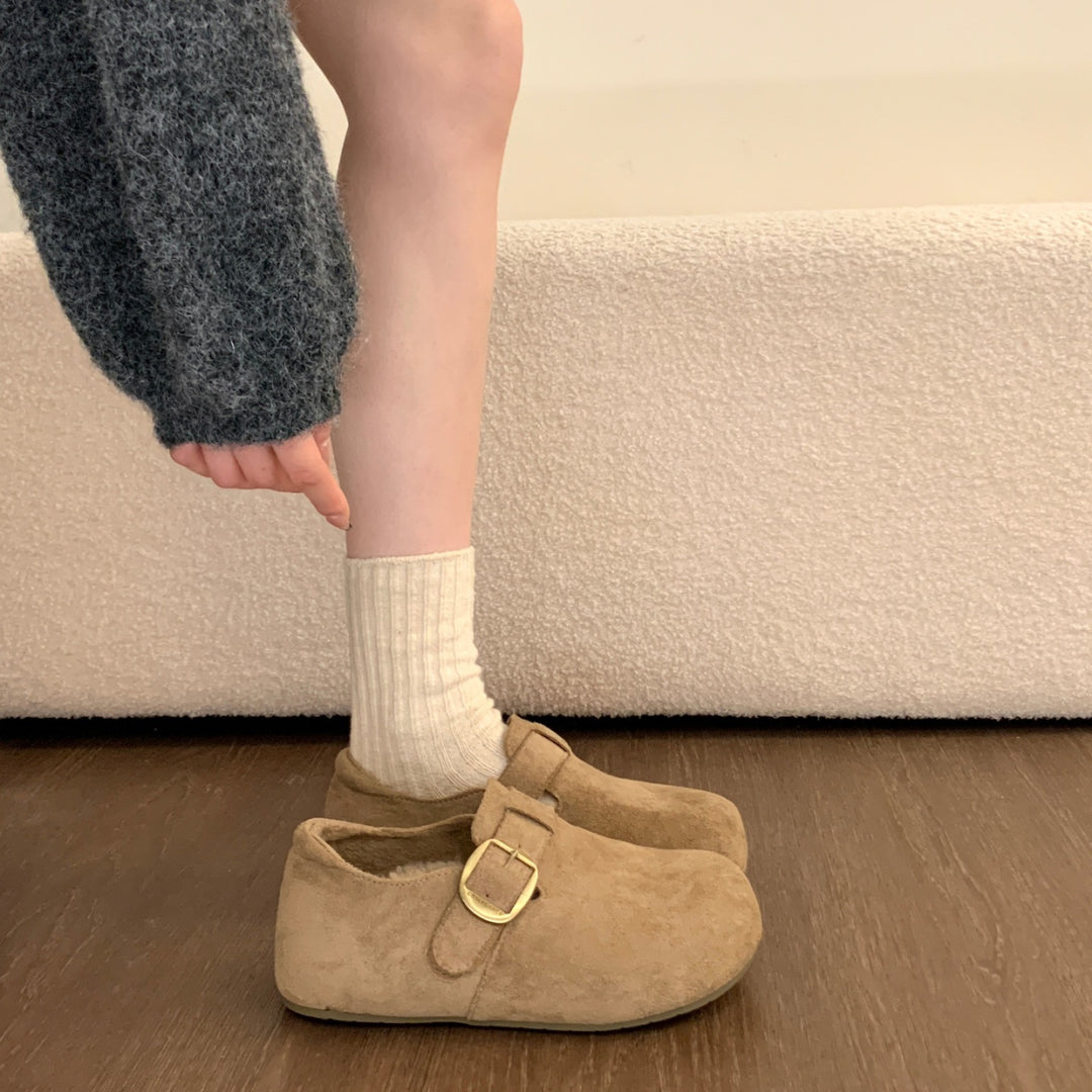 Damen Clogs mit weich gepolstertem Innenfutter und verstellbarem Riemen EB