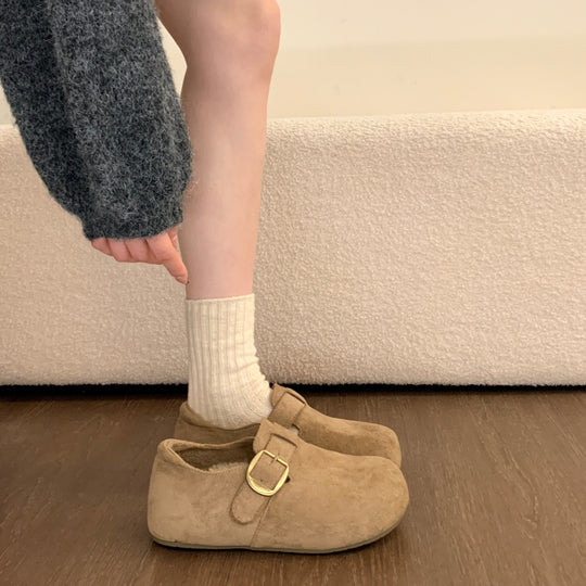 Damen Clogs mit weich gepolstertem Innenfutter und verstellbarem Riemen EB