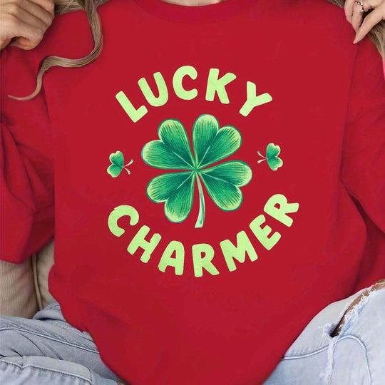 Damen Sweatshirt mit motivierendem Print und lässigem Schnitt EB