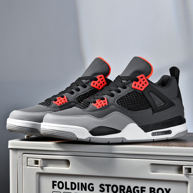 Herren retro-urbaner High-Top Sneaker mit Netzpaneel, verstärkter Fersenkappe und dämpfender Air-Unit EB