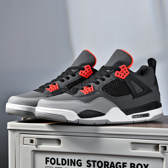 Herren retro-urbaner High-Top Sneaker mit Netzpaneel, verstärkter Fersenkappe und dämpfender Air-Unit EB