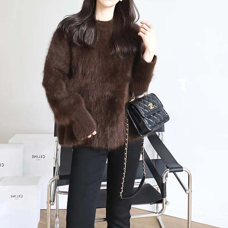 EB | Weicher Strickpullover Mohair Luxuriöser Komfort