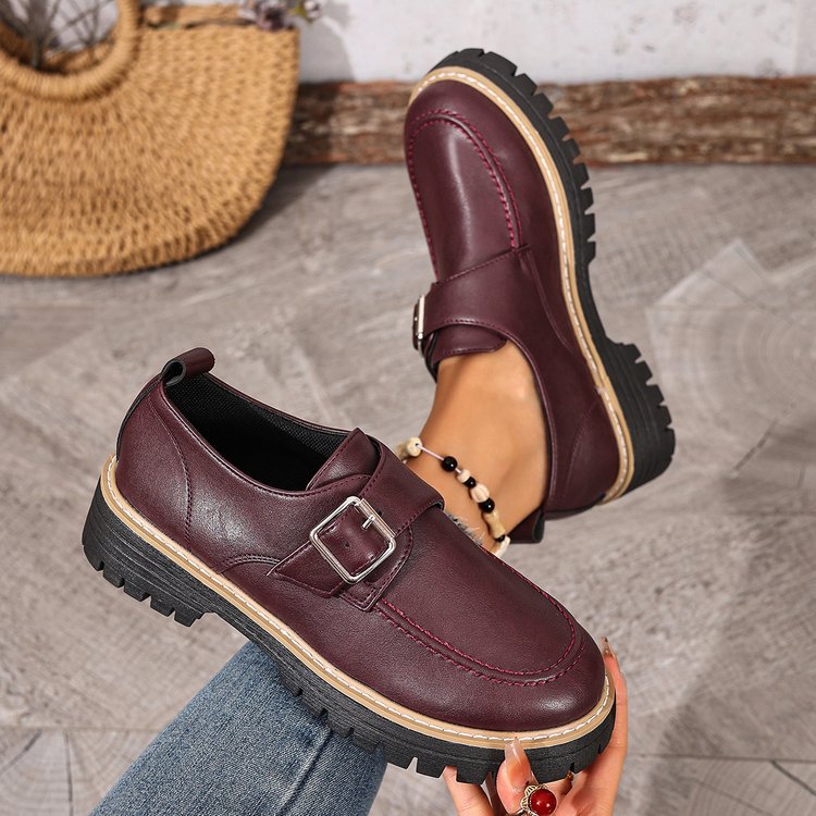 Damen bequeme Clogs mit dekorativem Riemen und rutschfester Sohle EB