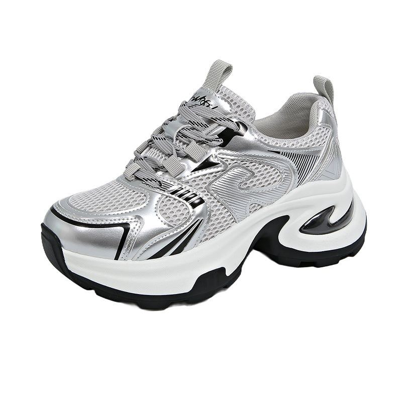 Damen Sportliche Sneakers mit atmungsaktivem Obermaterial und dämpfender Laufsohle EB