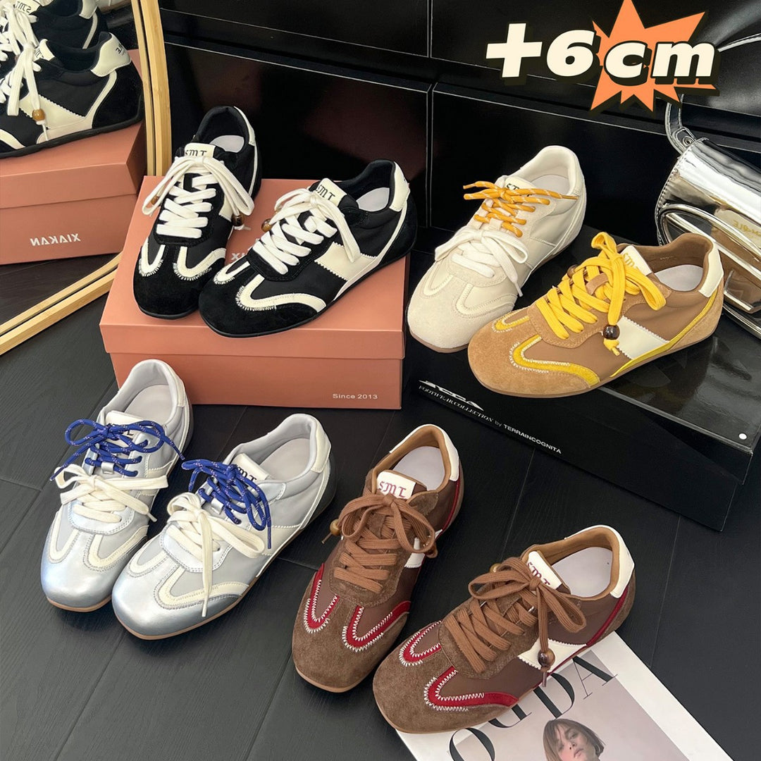 Damen modische Sneakers mit samtweichem Obermaterial und einzigartigem Design EB