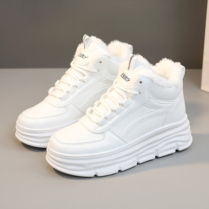 Damen High-Top Sneakers mit warmem Innenfutter und dämpfender Sohle EB