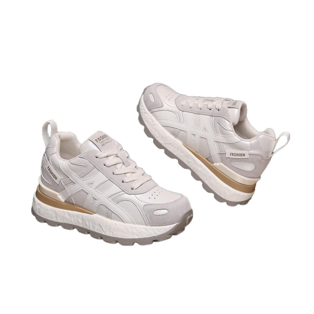 Damen Sportliche Sneakers mit gepolsterter Laufsohle und atmungsaktivem Obermaterial EB