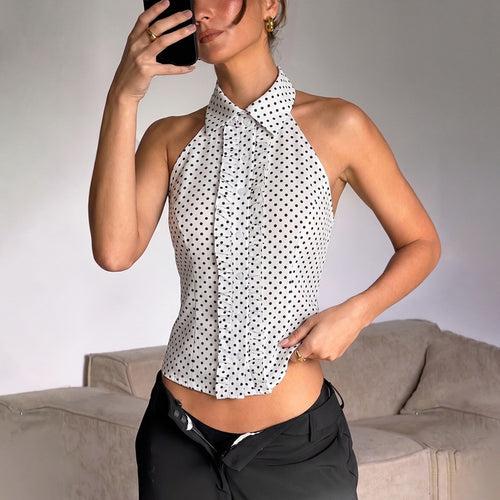 Damen Hemd mit Rüschendetails EB