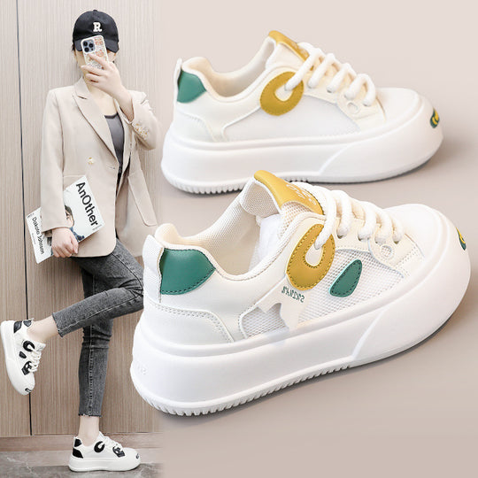 Damen luftige Sneaker mit atmungsaktivem Mesh-Obermaterial und rutschfester Sohle EB