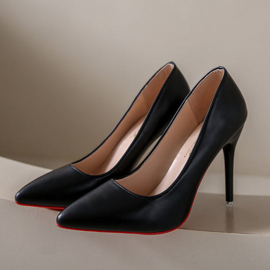 Damen elegante Stiletto-Pumps mit modischer Spitzenform EB