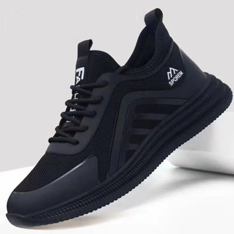 Damen Sportliche Lauf-Sneaker mit flexibler Sohle und atmungsaktiver Mesh-Oberfläche EB