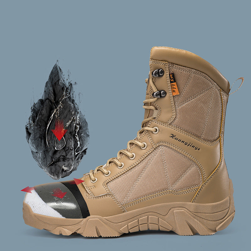 Herren Sicherheitsstiefel mit rutschfester Sohle und atmungsaktiven Einsätzen EB