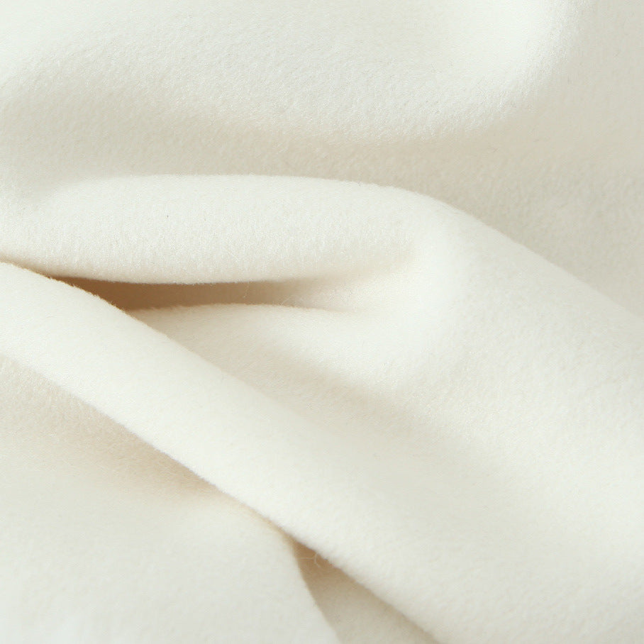 Damen elegante Kunstfelljacke mit weichem Kragen und modernen Details EB