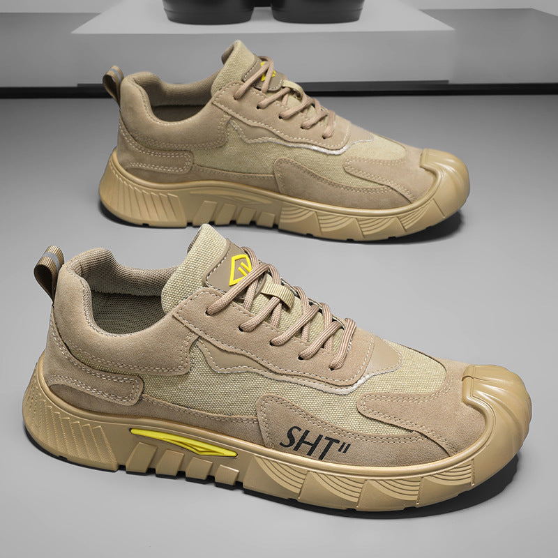 Herren sportliche Trekking-Sneaker mit rutschfester Sohle und atmungsaktivem Obermaterial EB