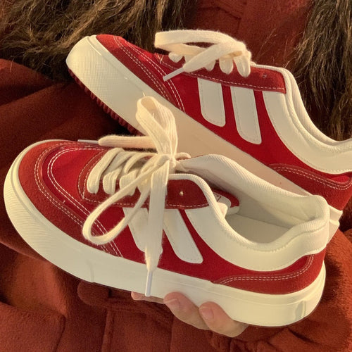 Damen Trendige Sneaker mit strukturiertem Obermaterial und bequemer Dämpfung EB