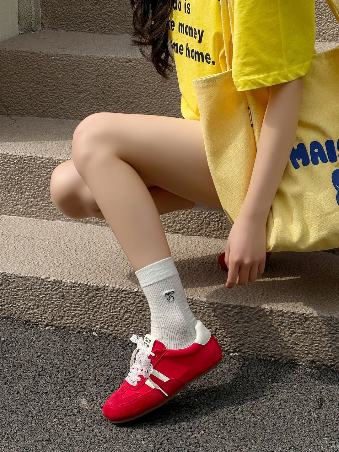 Damen Sportliche Sneakers mit atmungsaktivem Obermaterial von EB