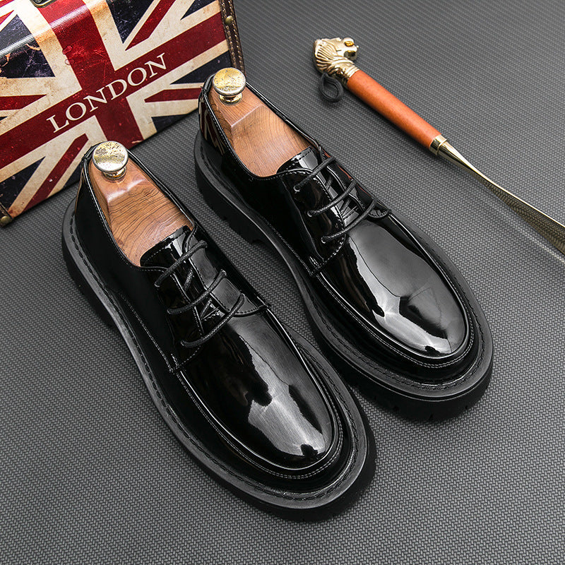 Herren Elegante Schnürschuhe mit stabiler Profilsohle und klassischem Design EB