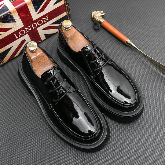 Herren Elegante Schnürschuhe mit stabiler Profilsohle und klassischem Design EB