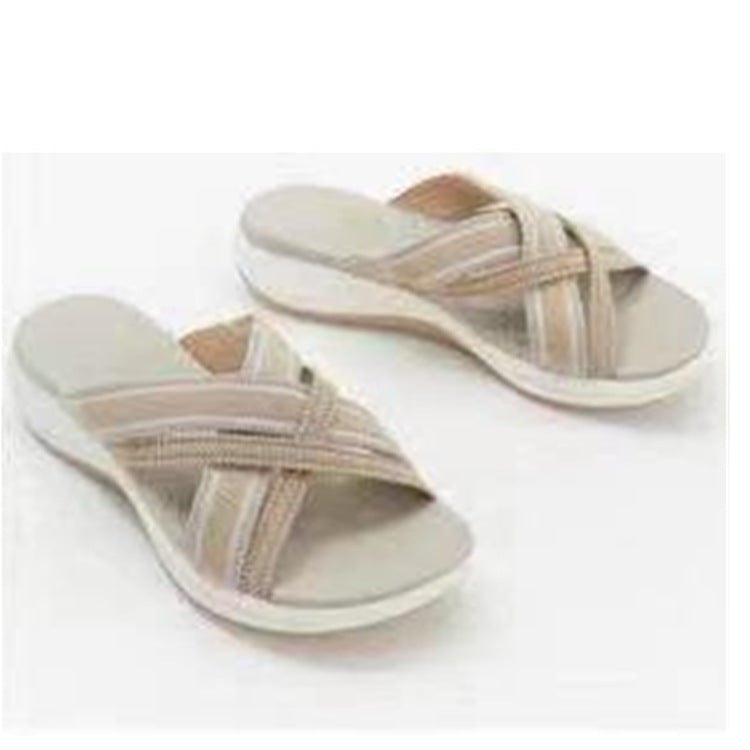 Damen komfortable Riemchen-Sandalen mit verstellbarem Design EB