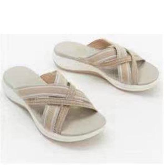 Damen komfortable Riemchen-Sandalen mit verstellbarem Design EB