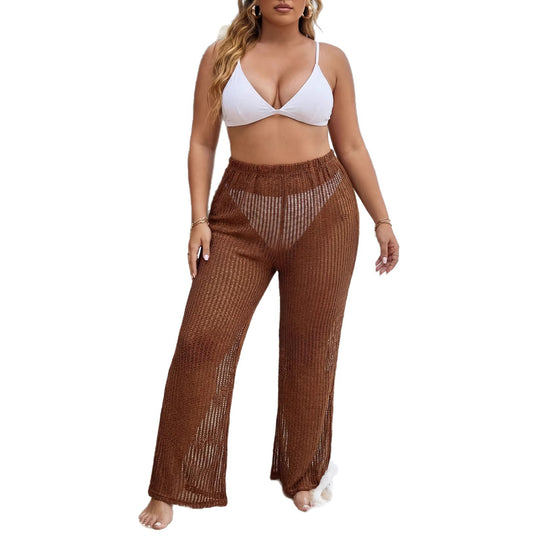 Damen lässige Strickstrandhose EB
