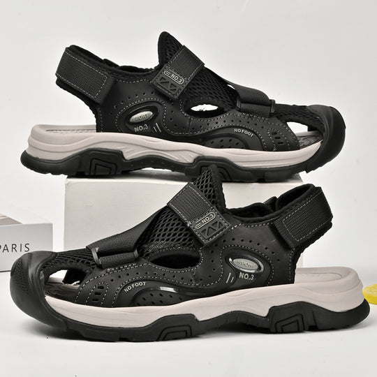 Damen Sportliche Outdoor-Sandalen mit verstellbarem Riemen und rutschfester Sohle EB